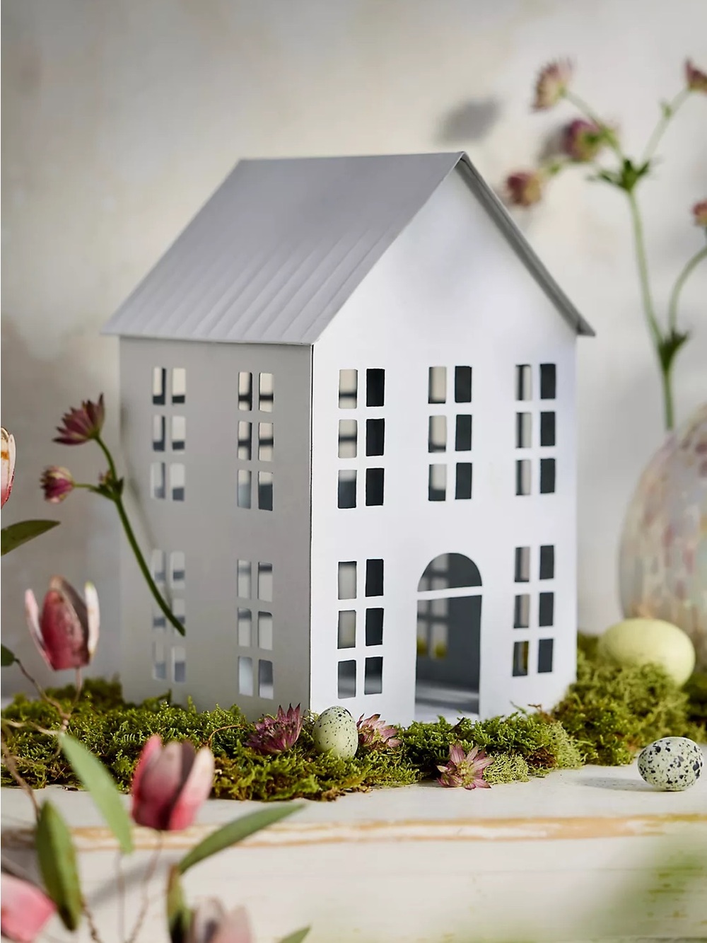 Anthropologie Terrain, Concordville Spring Farmhouse, White Metallic, NWT